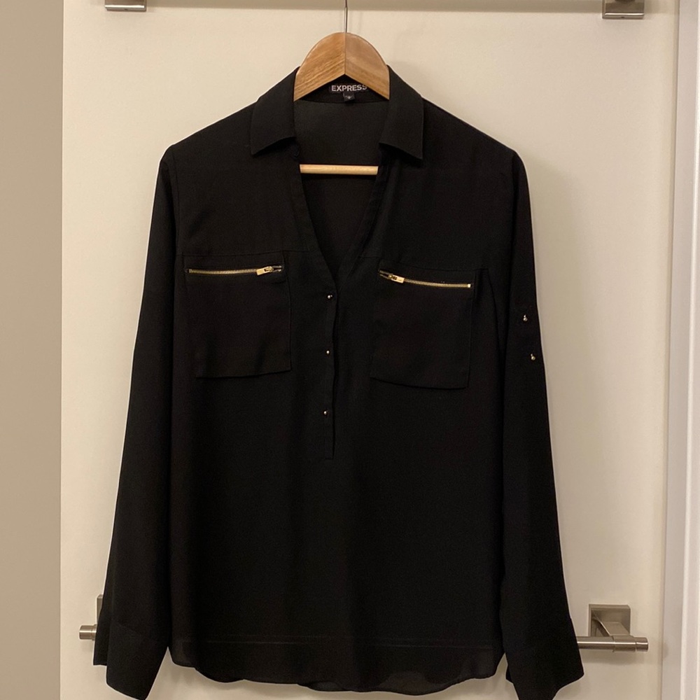 Barely used Express black shirt - size medium.